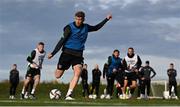 8 November 2021; Nathan Collins during a Republic of Ireland training session at the FAI National Training Centre in Abbotstown, Dublin. Photo by Stephen McCarthy/Sportsfile
