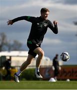 8 November 2021; Nathan Collins during a Republic of Ireland training session at the FAI National Training Centre in Abbotstown, Dublin. Photo by Stephen McCarthy/Sportsfile