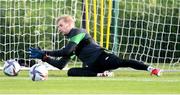 8 November 2021; Goalkeeper Caoimhin Kelleher during a Republic of Ireland training session at the FAI National Training Centre in Abbotstown, Dublin. Photo by Stephen McCarthy/Sportsfile