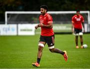 9 November 2021; Akira Ioane during New Zealand All Blacks rugby squad training at UCD Bowl in Dublin. Photo by David Fitzgerald/Sportsfile
