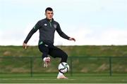 9 November 2021; Jason Knight during a Republic of Ireland training session at the FAI National Training Centre in Abbotstown, Dublin. Photo by Stephen McCarthy/Sportsfile