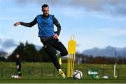 9 November 2021; Will Keane during a Republic of Ireland training session at the FAI National Training Centre in Abbotstown, Dublin. Photo by Stephen McCarthy/Sportsfile