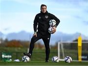 9 November 2021; Coach Stephen Rice during a Republic of Ireland training session at the FAI National Training Centre in Abbotstown, Dublin. Photo by Stephen McCarthy/Sportsfile