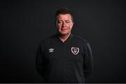 9 November 2021; FAI director of communications Cathal Dervan during a Republic of Ireland Men's U21 portrait session at the Carlton Hotel in Tyrrelstown, Dublin. Photo by David Fitzgerald/Sportsfile