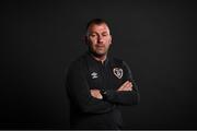 9 November 2021; Assistant manager Alan Reynolds during a Republic of Ireland Men's U21 portrait session at the Carlton Hotel in Tyrrelstown, Dublin. Photo by David Fitzgerald/Sportsfile