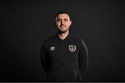 9 November 2021; Physio Conor Sheils during a Republic of Ireland Men's U21 portrait session at the Carlton Hotel in Tyrrelstown, Dublin. Photo by David Fitzgerald/Sportsfile