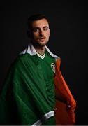 9 November 2021; Lee O'Connor during a Republic of Ireland Men's U21 portrait session at the Carlton Hotel in Tyrrelstown, Dublin. Photo by David Fitzgerald/Sportsfile