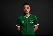 9 November 2021; Lee O'Connor during a Republic of Ireland Men's U21 portrait session at the Carlton Hotel in Tyrrelstown, Dublin. Photo by David Fitzgerald/Sportsfile