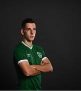 9 November 2021; Conor Noss during a Republic of Ireland Men's U21 portrait session at the Carlton Hotel in Tyrrelstown, Dublin. Photo by David Fitzgerald/Sportsfile