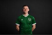 9 November 2021; Andy Lyons during a Republic of Ireland Men's U21 portrait session at the Carlton Hotel in Tyrrelstown, Dublin. Photo by David Fitzgerald/Sportsfile