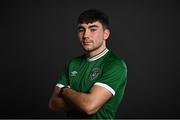 9 November 2021; Liam Kerrigan during a Republic of Ireland Men's U21 portrait session at the Carlton Hotel in Tyrrelstown, Dublin. Photo by David Fitzgerald/Sportsfile