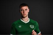 9 November 2021; Mark McGuinness during a Republic of Ireland Men's U21 portrait session at the Carlton Hotel in Tyrrelstown, Dublin. Photo by David Fitzgerald/Sportsfile