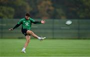 10 November 2021; Hugo Keenan during Ireland rugby squad training at Carton House in Maynooth, Kildare. Photo by Brendan Moran/Sportsfile