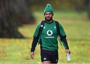 10 November 2021; Jamison Gibson Park arrives for Ireland rugby squad training at Carton House in Maynooth, Kildare. Photo by Piaras Ó Mídheach/Sportsfile