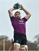 10 November 2021; Jack Conan practices lineouts during Ireland rugby squad training at Carton House in Maynooth, Kildare. Photo by Brendan Moran/Sportsfile
