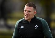 10 November 2021; Andrew Conway arrives for Ireland rugby squad training at Carton House in Maynooth, Kildare. Photo by Piaras Ó Mídheach/Sportsfile