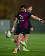 10 November 2021; Robbie Henshaw during Ireland rugby squad training at Carton House in Maynooth, Kildare. Photo by Brendan Moran/Sportsfile