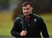 10 November 2021; Ronán Kelleher arrives for Ireland rugby squad training at Carton House in Maynooth, Kildare. Photo by Piaras Ó Mídheach/Sportsfile