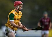 6 November 2021; Dean Callanan of Craughwell during the Galway County Senior Club Hurling Championship semi-final match between Craughwell and Clarinbridge at Kenny Park in Athenry, Galway. Photo by Piaras Ó Mídheach/Sportsfile