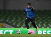 10 November 2021; Chiedozie Ogbene during a Republic of Ireland training session at the Aviva Stadium in Dublin. Photo by Stephen McCarthy/Sportsfile