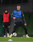 10 November 2021; Will Keane during a Republic of Ireland training session at the Aviva Stadium in Dublin. Photo by Stephen McCarthy/Sportsfile