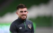 10 November 2021; Ryan Manning during a Republic of Ireland training session at the Aviva Stadium in Dublin. Photo by Stephen McCarthy/Sportsfile