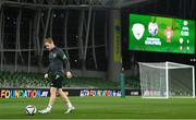 10 November 2021; Daryl Horgan during a Republic of Ireland training session at the Aviva Stadium in Dublin. Photo by Stephen McCarthy/Sportsfile