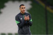 10 November 2021; Adam Idah during a Republic of Ireland training session at the Aviva Stadium in Dublin. Photo by Stephen McCarthy/Sportsfile