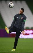 10 November 2021; Adam Idah during a Republic of Ireland training session at the Aviva Stadium in Dublin. Photo by Stephen McCarthy/Sportsfile