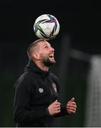 10 November 2021; Conor Hourihane during a Republic of Ireland training session at the Aviva Stadium in Dublin. Photo by Stephen McCarthy/Sportsfile