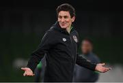 10 November 2021; Coach Keith Andrews during a Republic of Ireland training session at the Aviva Stadium in Dublin. Photo by Stephen McCarthy/Sportsfile