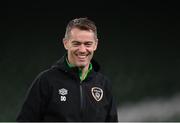 10 November 2021; Damien Doyle, head of athletic performance, during a Republic of Ireland training session at the Aviva Stadium in Dublin. Photo by Stephen McCarthy/Sportsfile