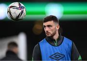 10 November 2021; Troy Parrott during a Republic of Ireland training session at the Aviva Stadium in Dublin. Photo by Stephen McCarthy/Sportsfile