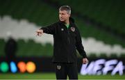 10 November 2021; Manager Stephen Kenny during a Republic of Ireland training session at the Aviva Stadium in Dublin. Photo by Stephen McCarthy/Sportsfile