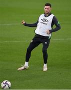 10 November 2021; Alan Browne during a Republic of Ireland training session at the Aviva Stadium in Dublin. Photo by Stephen McCarthy/Sportsfile