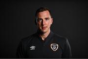 9 November 2021; Coach Rene Gilmartin during a Republic of Ireland Men's U21 portrait session at the Carlton Hotel in Tyrrelstown, Dublin. Photo by David Fitzgerald/Sportsfile