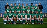 11 November 2021; The Ireland team before the Ireland women's captain's run at RDS Arena in Dublin. Photo by Harry Murphy/Sportsfile