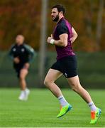 10 November 2021; Robbie Henshaw during Ireland rugby squad training at Carton House in Maynooth, Kildare. Photo by Brendan Moran/Sportsfile