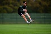 10 November 2021; Joey Carbery during Ireland rugby squad training at Carton House in Maynooth, Kildare. Photo by Brendan Moran/Sportsfile
