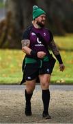 10 November 2021; Andrew Porter arrives for Ireland rugby squad training at Carton House in Maynooth, Kildare. Photo by Piaras Ó Mídheach/Sportsfile