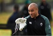 10 November 2021; Simon Zebo arrives for Ireland rugby squad training at Carton House in Maynooth, Kildare. Photo by Piaras Ó Mídheach/Sportsfile