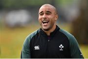 10 November 2021; Simon Zebo arrives for Ireland rugby squad training at Carton House in Maynooth, Kildare. Photo by Piaras Ó Mídheach/Sportsfile