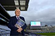 11 November 2021; All-Star Gazing, a book which marks the 50th anniversary of the All-Stars in 2021, has been launched on Croke Park by Michael Lyster with Uachtarán Chumann Lúthchleas Gael Larry McCarthy in attendance. The book, which has been written by the daughters of one of the scheme’s founding journalists Mick Dunne, Moira and Eileen Dunne, features among the following; The history of Irelands’ longest running sports awards scheme, contributions from over 100 leading hurlers and footballers, a full listing of every All-Star team since 1971 and for the first time ever, a record of every player nominated over 50 years. Pictured at the launch is the first every Allstar Damien Martin of Offaly. Photo by Brendan Moran/Sportsfile