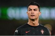 11 November 2021; Cristiano Ronaldo of Portugal warms up before the FIFA World Cup 2022 qualifying group A match between Republic of Ireland and Portugal at the Aviva Stadium in Dublin. Photo by Seb Daly/Sportsfile