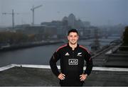 12 November 2021; New Zealand rugby international Will Jordan pictured at AIG’s offices in Dublin City Centre. They were taking part in a special live stream event with Dublin GAA players about diversity, equality and inclusion as part of AIG’s #EffortIsEqual campaign. Photo by Harry Murphy/Sportsfile