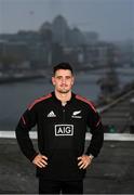12 November 2021; New Zealand rugby international Will Jordan pictured at AIG’s offices in Dublin City Centre. They were taking part in a special live stream event with Dublin GAA players about diversity, equality and inclusion as part of AIG’s #EffortIsEqual campaign. Photo by Harry Murphy/Sportsfile