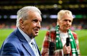 11 November 2021; Former Republic of Ireland international John Giles speaking during the FIFA World Cup 2022 qualifying group A match between Republic of Ireland and Portugal at the Aviva Stadium in Dublin. Photo by Seb Daly/Sportsfile