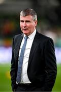 11 November 2021; Republic of Ireland manager Stephen Kenny during the FIFA World Cup 2022 qualifying group A match between Republic of Ireland and Portugal at the Aviva Stadium in Dublin. Photo by Stephen McCarthy/Sportsfile