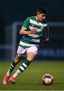 7 November 2021; John O'Sullivan of Shamrock Rovers during the EA SPORTS National Underage League of Ireland U15 League Final match between Shamrock Rovers and Bohemians at Athlone Town Stadium in Athlone, Westmeath. Photo by Sam Barnes/Sportsfile