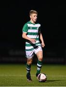 7 November 2021; Tristan Donnelly of Shamrock Rovers during the EA SPORTS National Underage League of Ireland U15 League Final match between Shamrock Rovers and Bohemians at Athlone Town Stadium in Athlone, Westmeath. Photo by Sam Barnes/Sportsfile